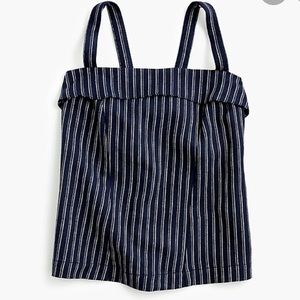 J. Crew Point Sur striped turnover top